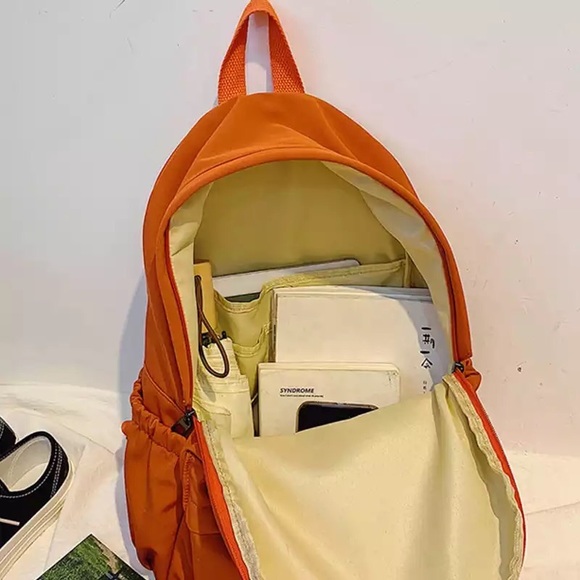 Waterproof Solid Color Backpack - Picture 3 of 3